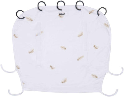 Dooky housse universelle pare-soleil poussette - protection UV pour votre enfant - poussette pare-soleil - plume