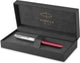 Stylo plume Parker 51 | résine vin rouge | détail chromé | pointe fine à l'encre noire | emballage cadeau