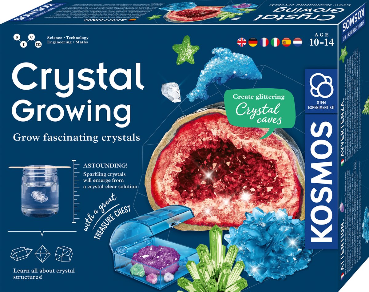Ensemble d'expériences en cristal Cosmos