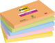 Post-it super sticky notes boost | 90 sheets | ft 76 x 127 mm | couleurs assorties | paquet de 5 blocs