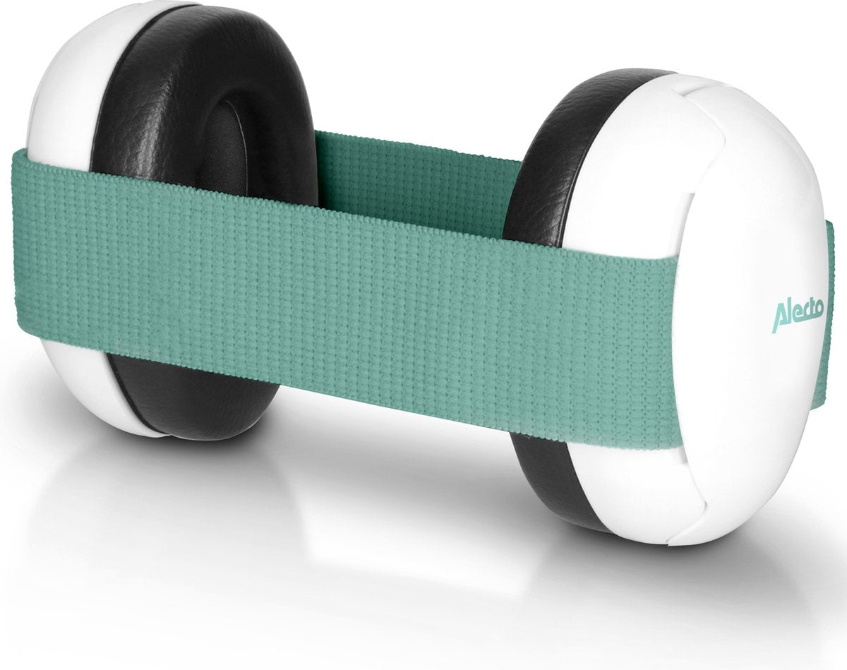 Alecto bv-72 - protection auditive pour bébé et tout-petit - vert bébé