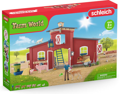 Schleich Farm World Large Stable Red 42606