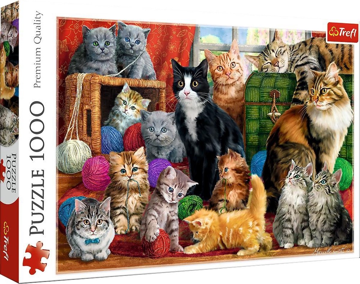 Chats Trefl - Puzzle 1000 pièces -