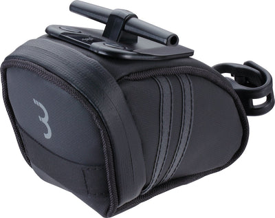 Bbb cycling curvepack réfléchissant sac de selle vélo - sac de vélo de route bâche - sac réfléchissant - noir - taille s - bsb-13s