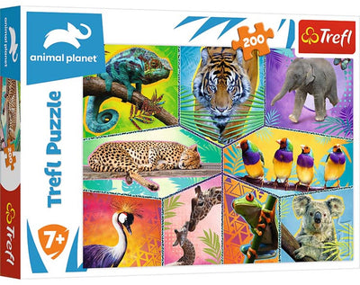 Trefl 200 - dans un monde exotique découverte de la planète animale
