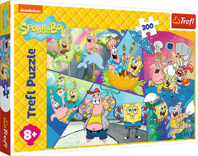 Trefl puzzle bob l'éponge bas de bikini - 300 pièces xl dessin animé.