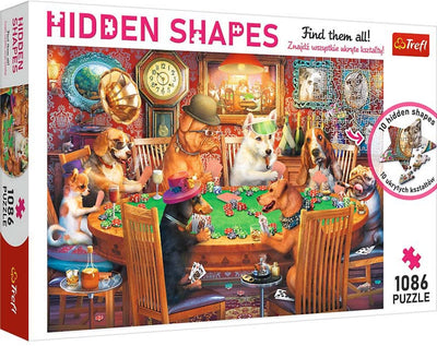 Trefl - puzzles - 1000 formes cachées - soirée jeux