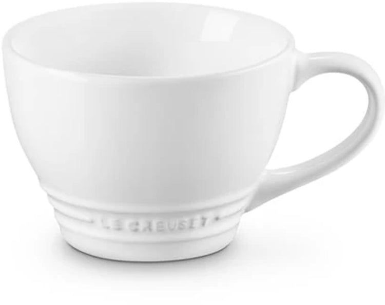 Le Creuset tasse à cappuccino 0,4l faïence blanc