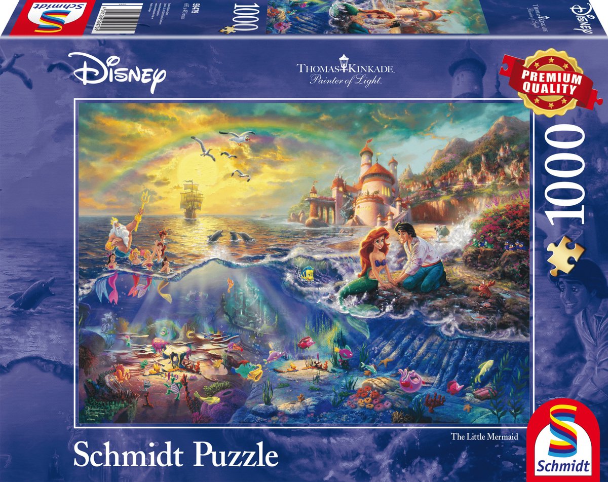 Schmidt la petite sirène - puzzle 1000 pièces