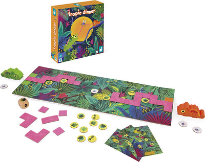 Janod - jeu - jeu de société dîner tropique