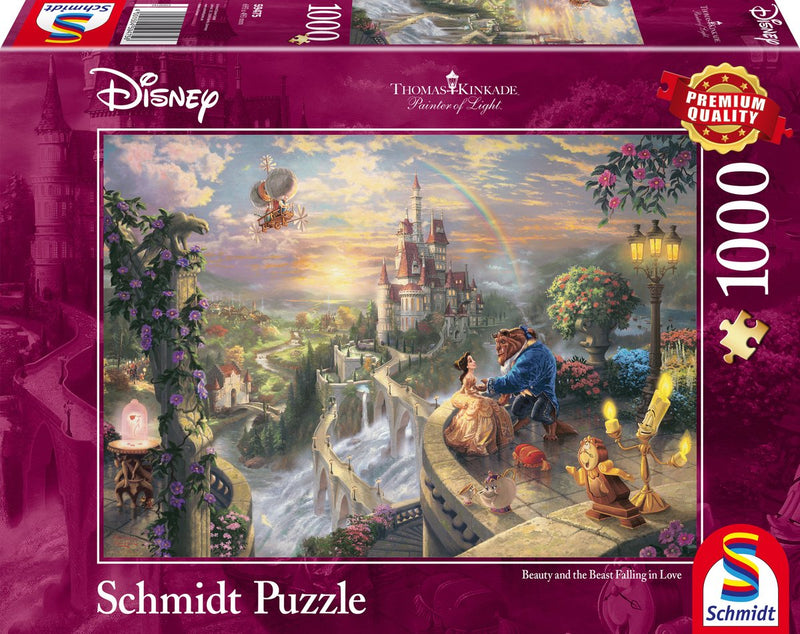 Puzzle Schmidt Disney La Belle et la Bête Puzzle de 1000 pièces.