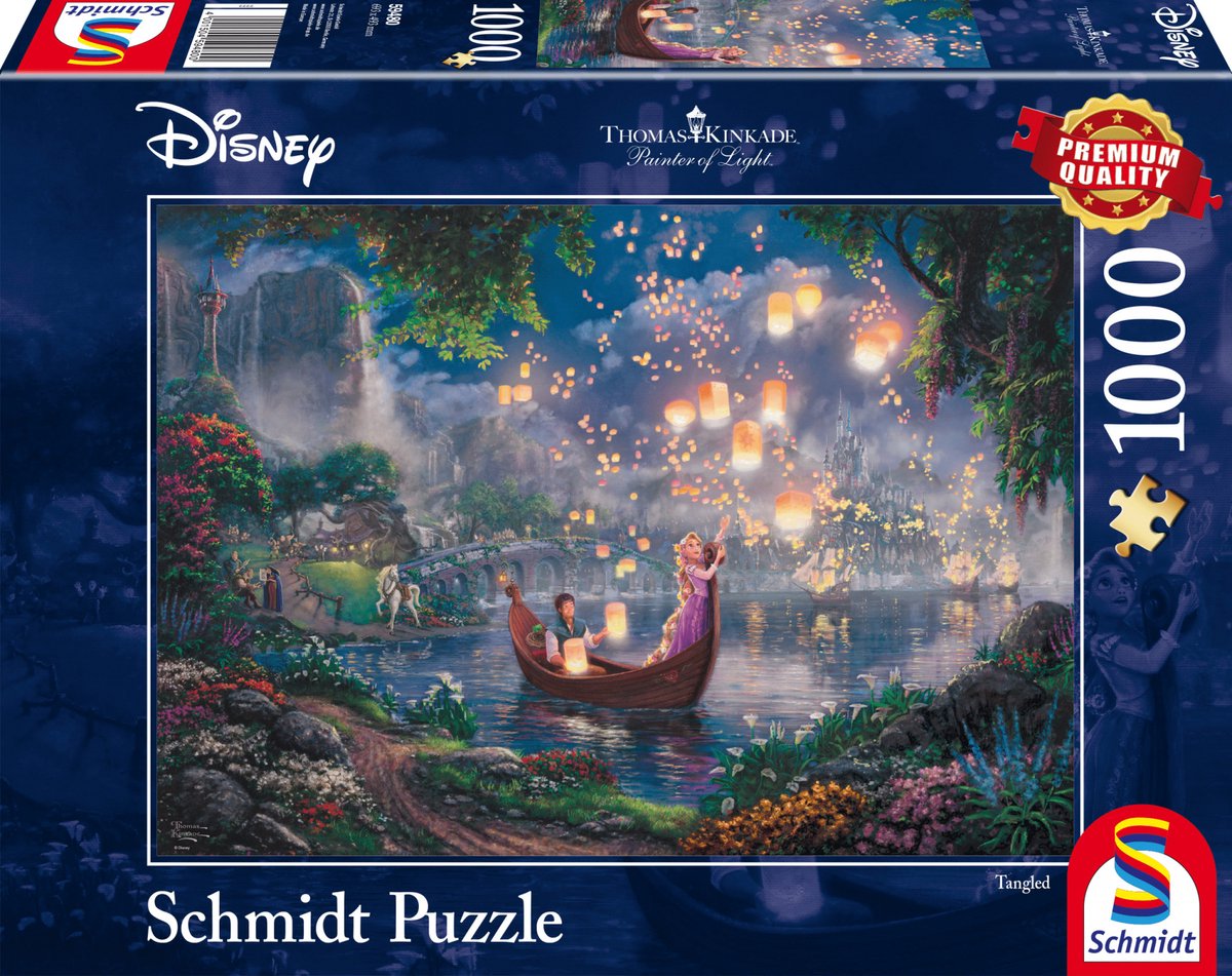 Puzzle Schmidt Disney Raiponce - 1000 pièces