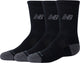 New Balance Youth Active Crew Chaussettes Lot de 3 chaussettes de sport unisexes - Noir
