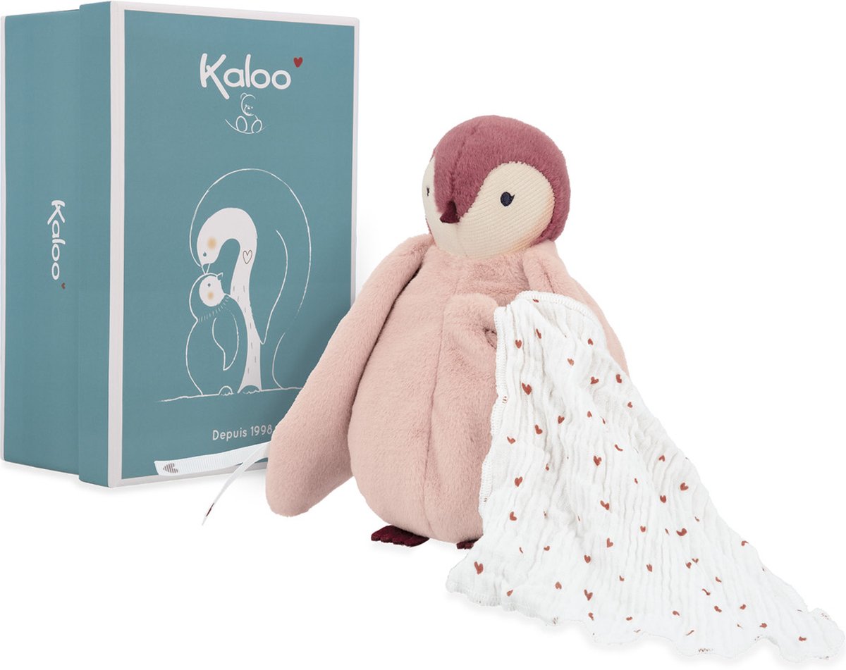 Kaloo complices – pingouin rose – peluche