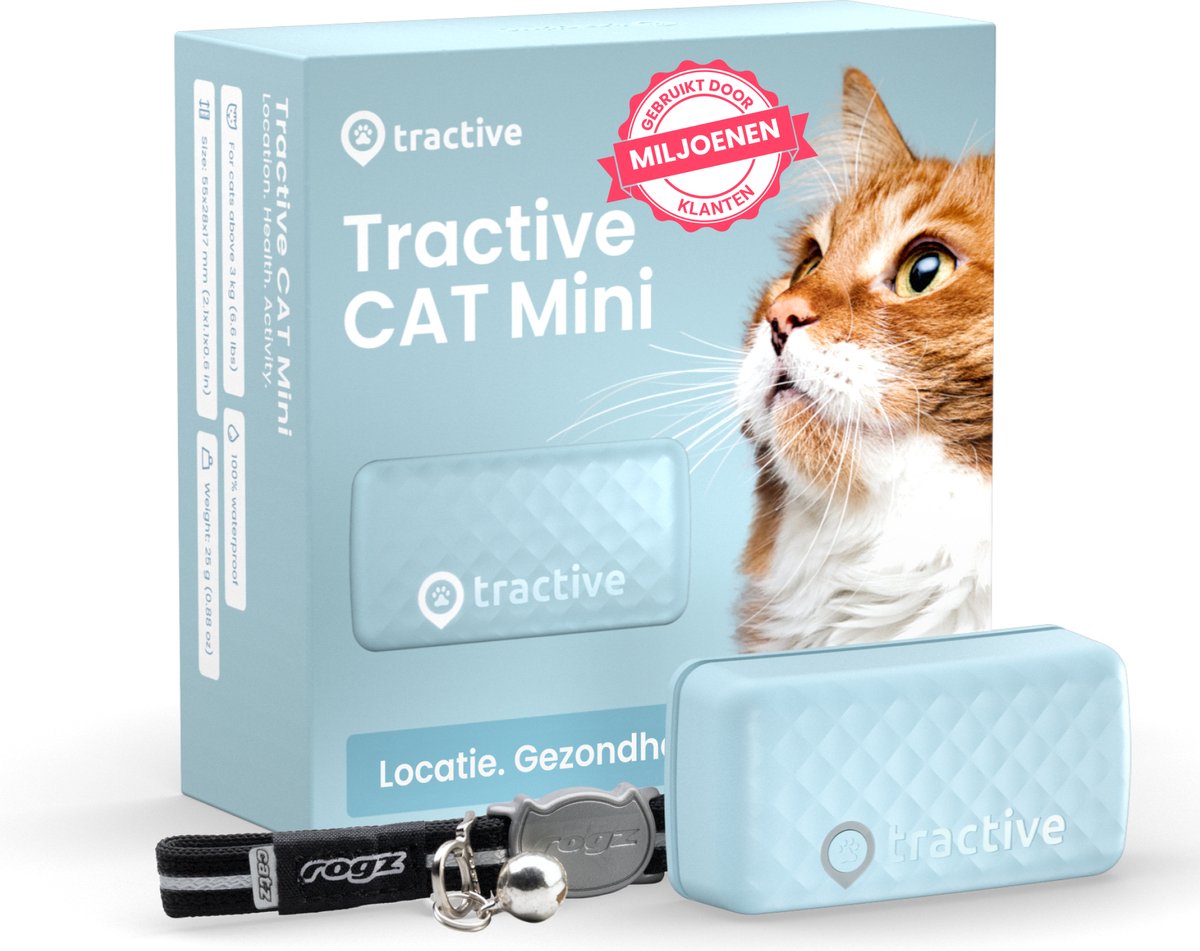 Tractive GPS Cat Mini - Moniteur d'activité Cat Tracker