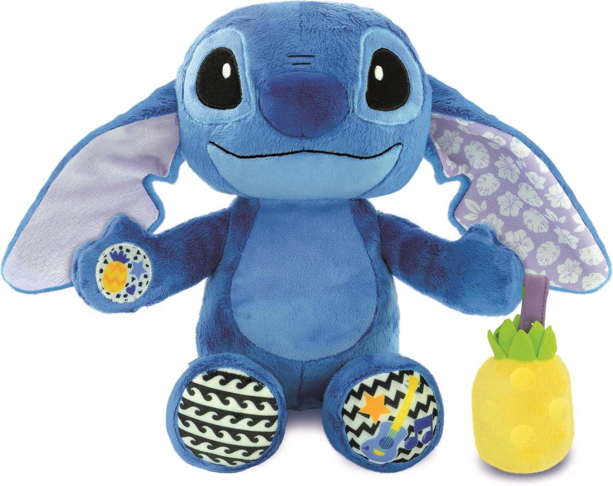 Clementoni Baby - Disney Stitch Interactive Hug Plush