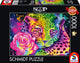 Schmidt - puzzle - Léopard arc-en-ciel néon - Sheena Pike - 1000 pièces - adultes - à partir de 12 ans