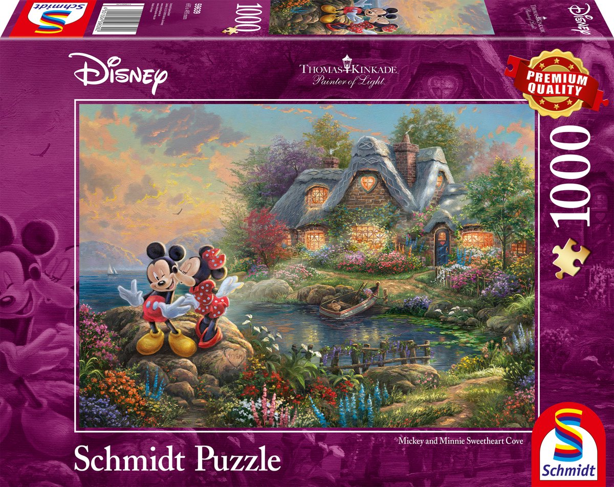 Schmidt Disney Mickey Minnie, puzzle 1000 pièces