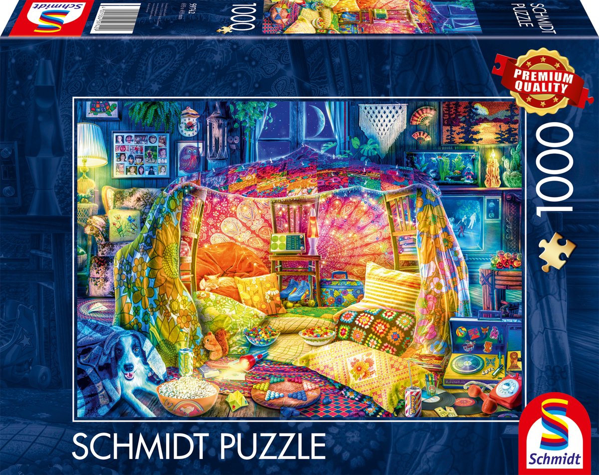 Schmidt - puzzle - Grotte douillette - 1000 pièces - adultes - à partir de 12 ans