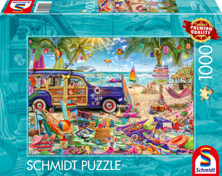Schmidt - puzzle - Sortie ensoleillée sur la plage - 1000 pièces - adultes - à partir de 12 ans