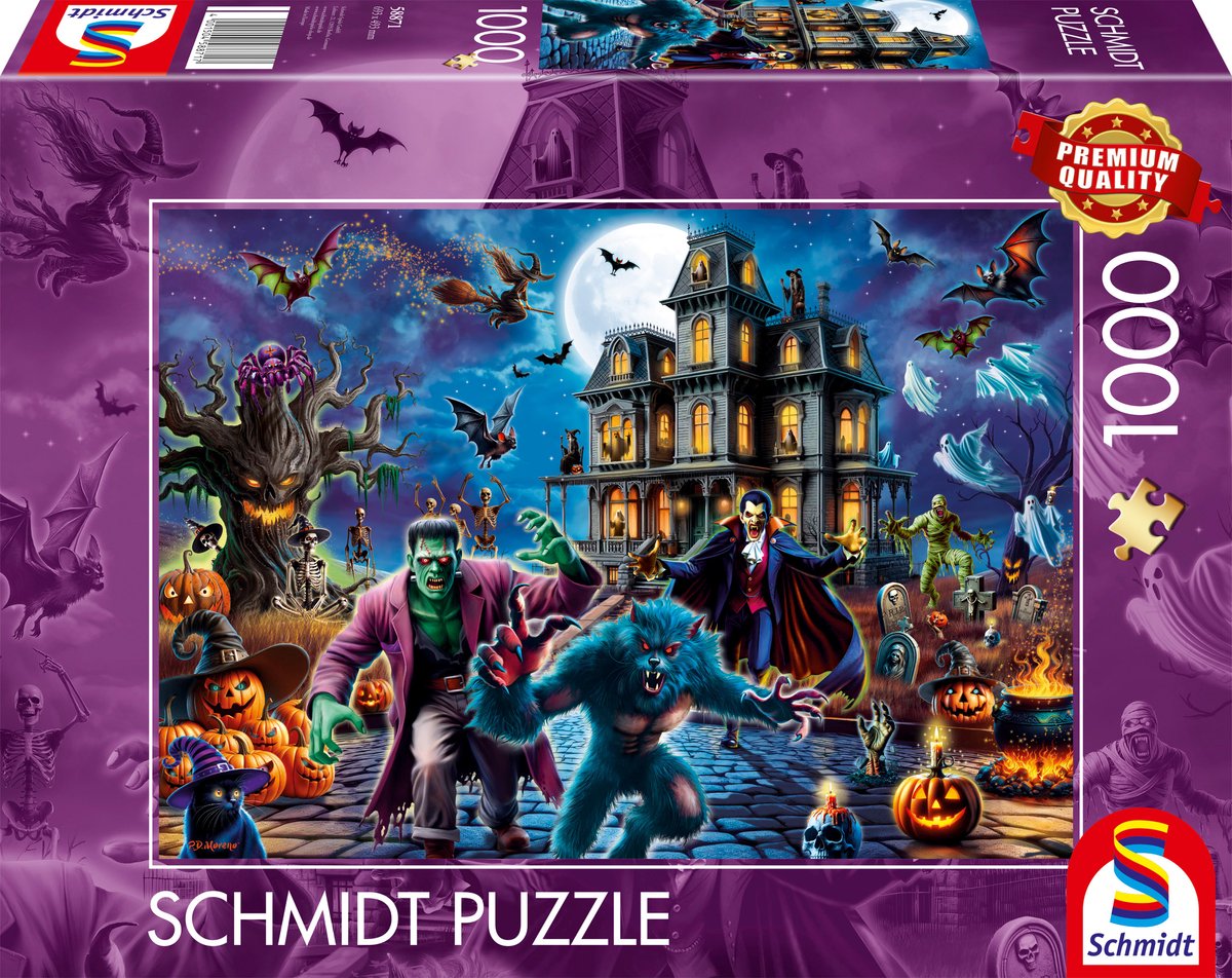 Schmidt - puzzle - Halloween - nuit - 1000 pièces - adultes - à partir de 12 ans