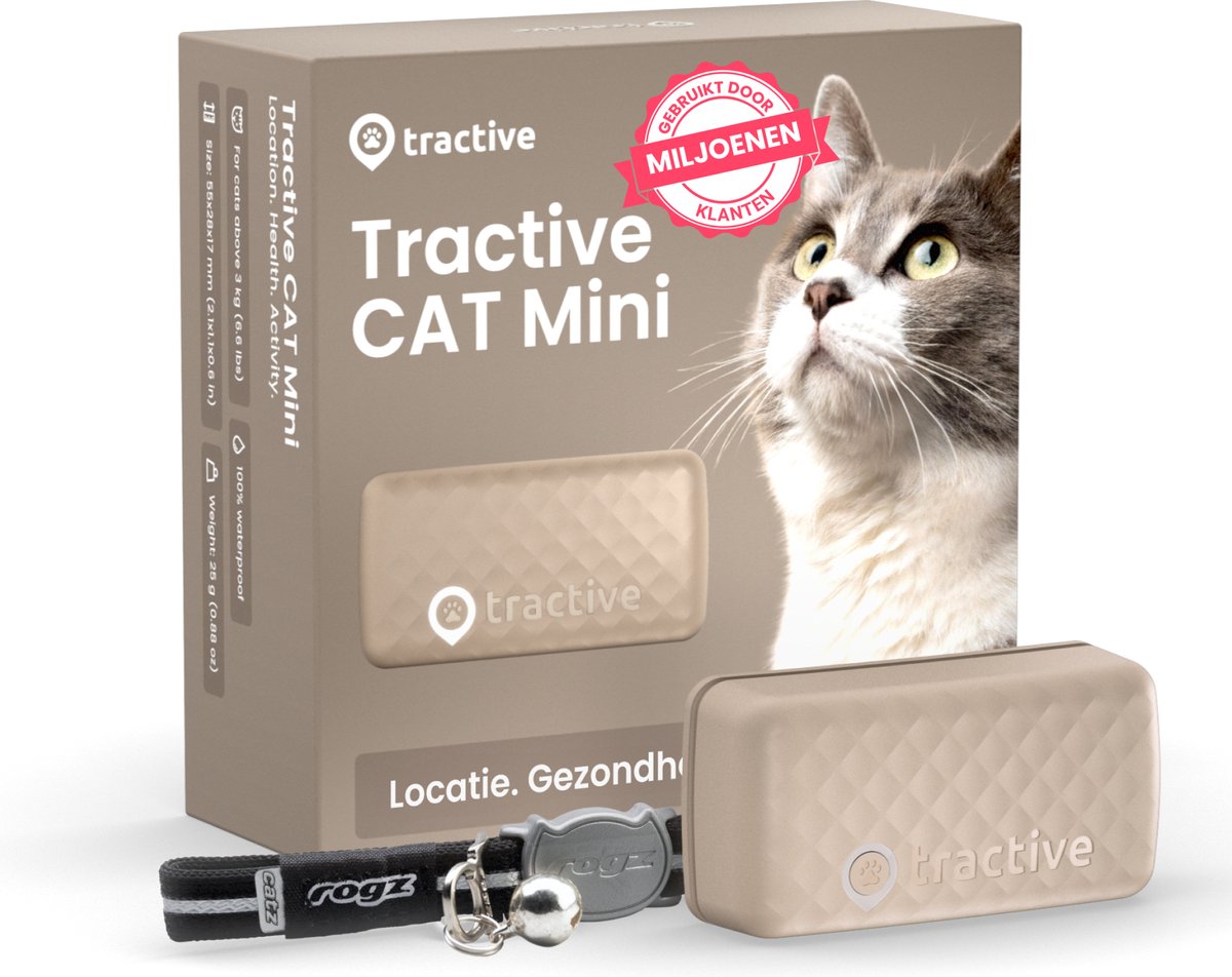 Tractive GPS Cat Mini - Moniteur d'activité Cat Tracker
