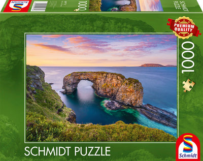 Schmidt - puzzle - Irlande, co. donegal, fanad, grande arche marine pollet - 1000 pièces - adultes - à partir de 12 ans