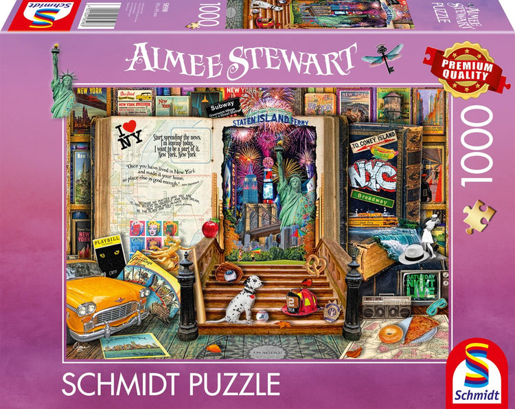 Schmidt - puzzle - souvenir, souvenirs de New York - aimee stewart - 1000 pièces - adultes - à partir de 12 ans