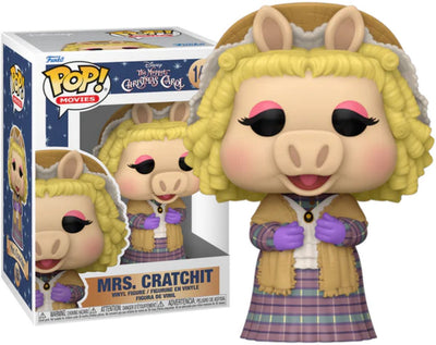 Funko les muppets - le chant de Noël des Muppet pop ! figurine collector miss piggy 9 cm - multicolore