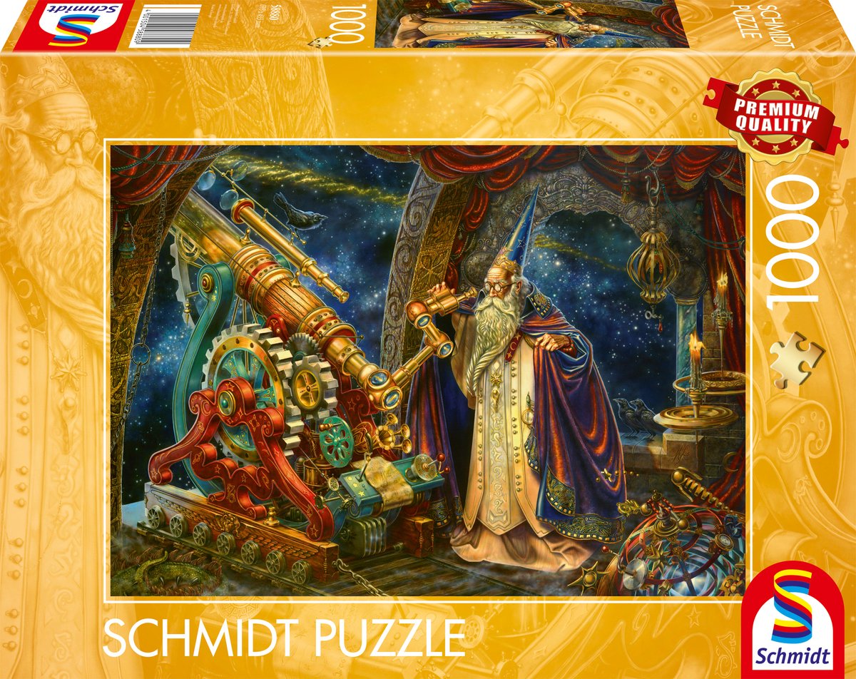Schmidt - puzzle - l'astronome - 1000 pièces - adultes - à partir de 12 ans
