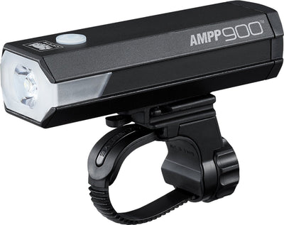 Phare de vélo Cateye ampp900 - éclairage de vélo max. 900 lumens - autonomie de 2 à 35 heures - rechargeable par USB - résistant aux éclaboussures - cinq modes d'éclairage