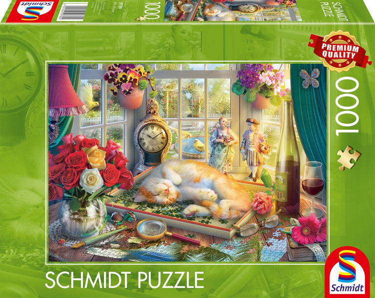 Schmidt - puzzle - puzzle avec chat - 1000 pièces - adultes - à partir de 12 ans