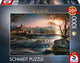 Schmidt - puzzle - lumières dans la nature - Terry Redlin - 1000 pièces - adultes - à partir de 12 ans