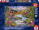 Schmidt - puzzle - Idylle fluviale en montagne - 2000 pièces - adultes - à partir de 14 ans