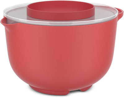 Bol mélangeur Mepal avec couvercle anti-éclaboussures chef it - 3 l - bol - passe au micro-ondes et au lave-vaisselle - ustensiles de cuisson - corail