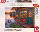 Schmidt - puzzle - cabane au bord du lac avec vélo - Darrell Bush - 1000 pièces - adultes - à partir de 12 ans