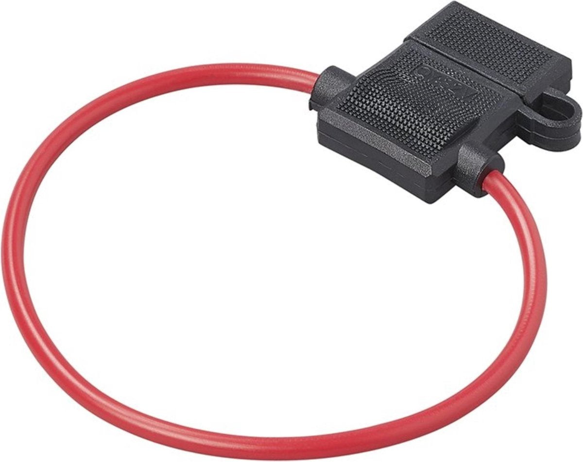 Porte-fusible en ligne compact Proplus - diamètre de fil 2 mm² - adapté aux fusibles à lame standard