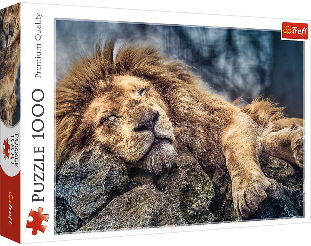Puzzle Trefl lion endormi - 1000 pièces