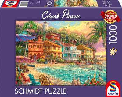 Puzzle Schmidt 999games - Chuck Pinson, vie insulaire, 1000 pièces