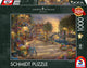Schmidt puzzle canal à Amsterdam - 1000 pièces - Thomas Kinkade - 59917