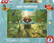 999games puzzle Schmidt - labrador chocolat nageant, 1000 pièces - puzzle