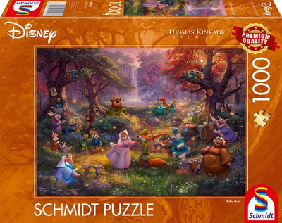 Puzzle Schmidt Disney Robin des Bois 1000 pièces dessin animé.