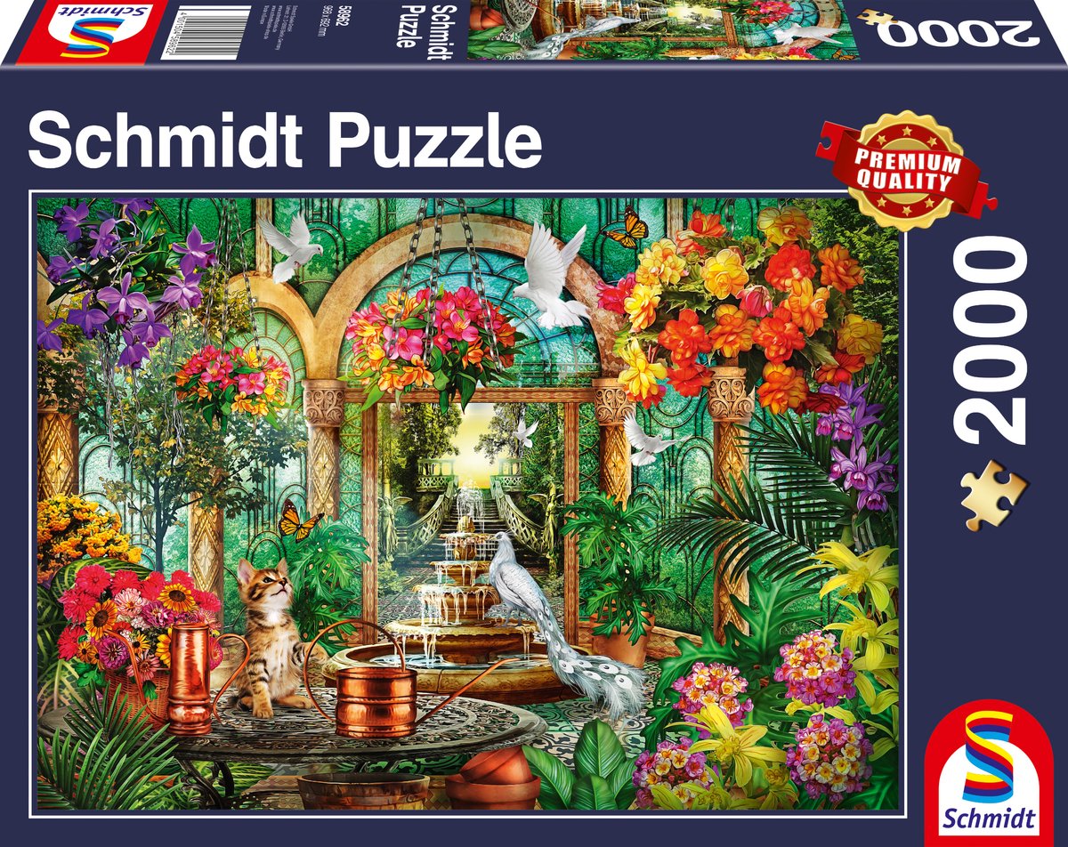 Schmidt - puzzle - atrium - 2000 pièces - adultes - à partir de 14 ans