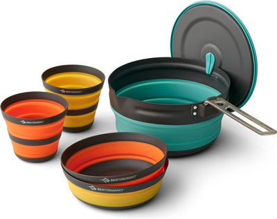 Sea to summit - frontière - ultraléger - ensemble de cuisine pliable à une casserole - 2,2 l - 5 pièces