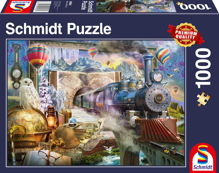 Schmidt - puzzle - voyage magique - 1000 pièces - adultes - à partir de 12 ans