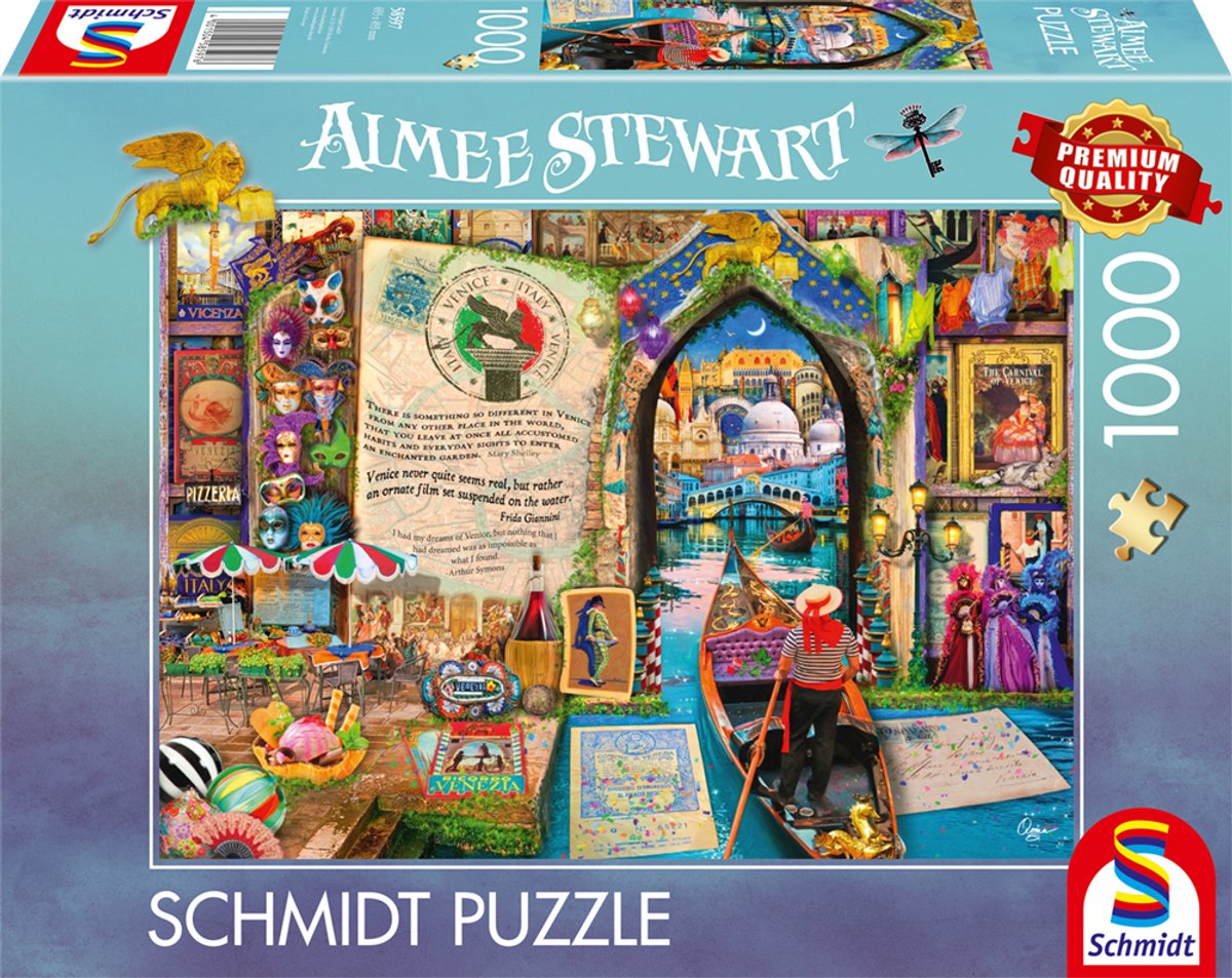 Schmidt - puzzle - souvenir, souvenirs de Venise - aimee stewart - 1000 pièces - adultes - à partir de 12 ans