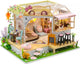 Sans marque sans marque hongda cat café garden - maison miniature bricolage
