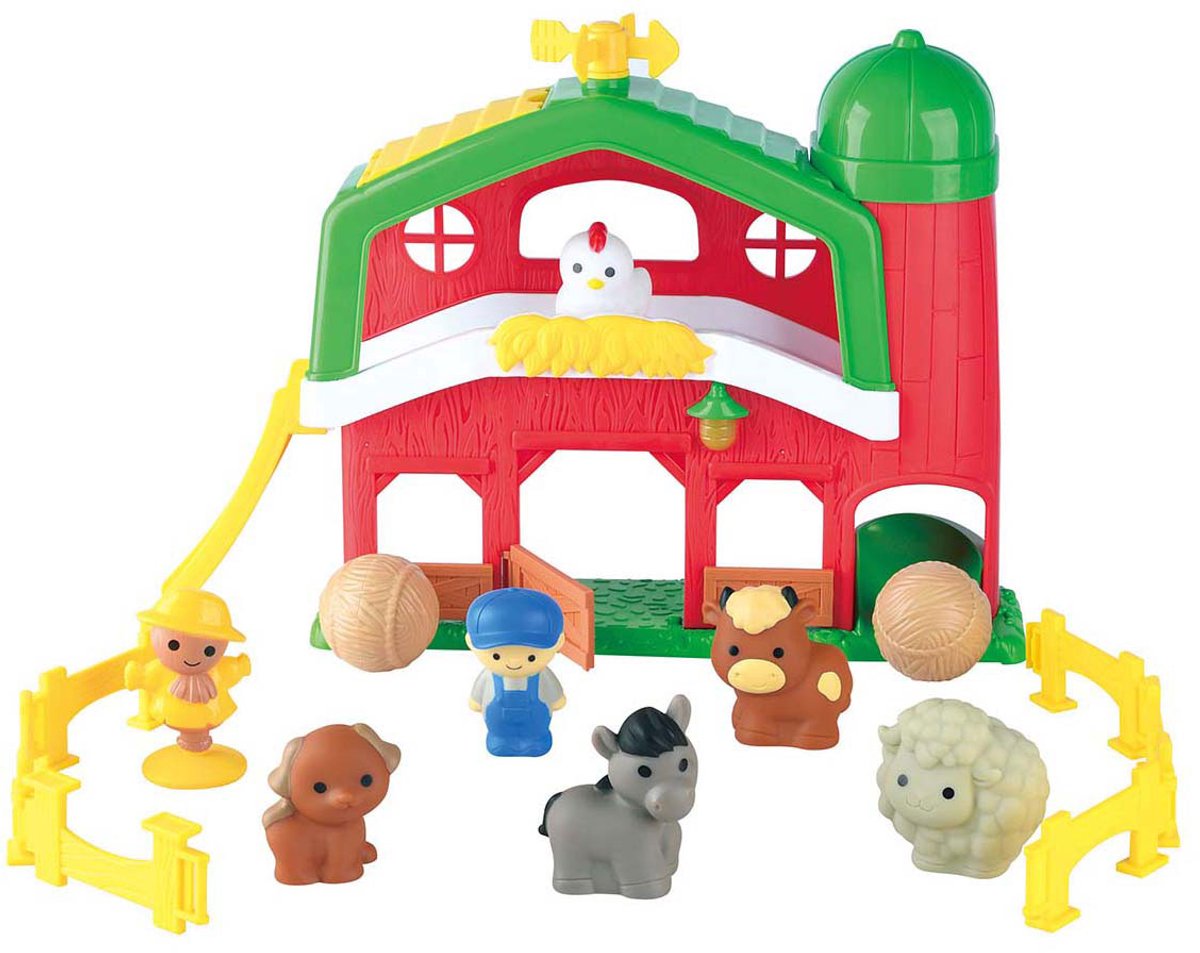 Jouez à la ferme avec des animaux Play set, 17dlg.