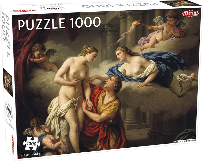 Tactic pygmalion – puzzle – 1000 pièces – illustration d'art classique – design épuré et apaisant – haute qualité scandinave