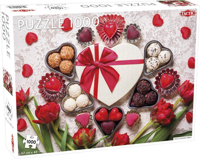 Tactic sweets for my sweet – puzzle – 1000 pièces – illustration de bonbons colorés – design épuré et apaisant – haute qualité scandinave
